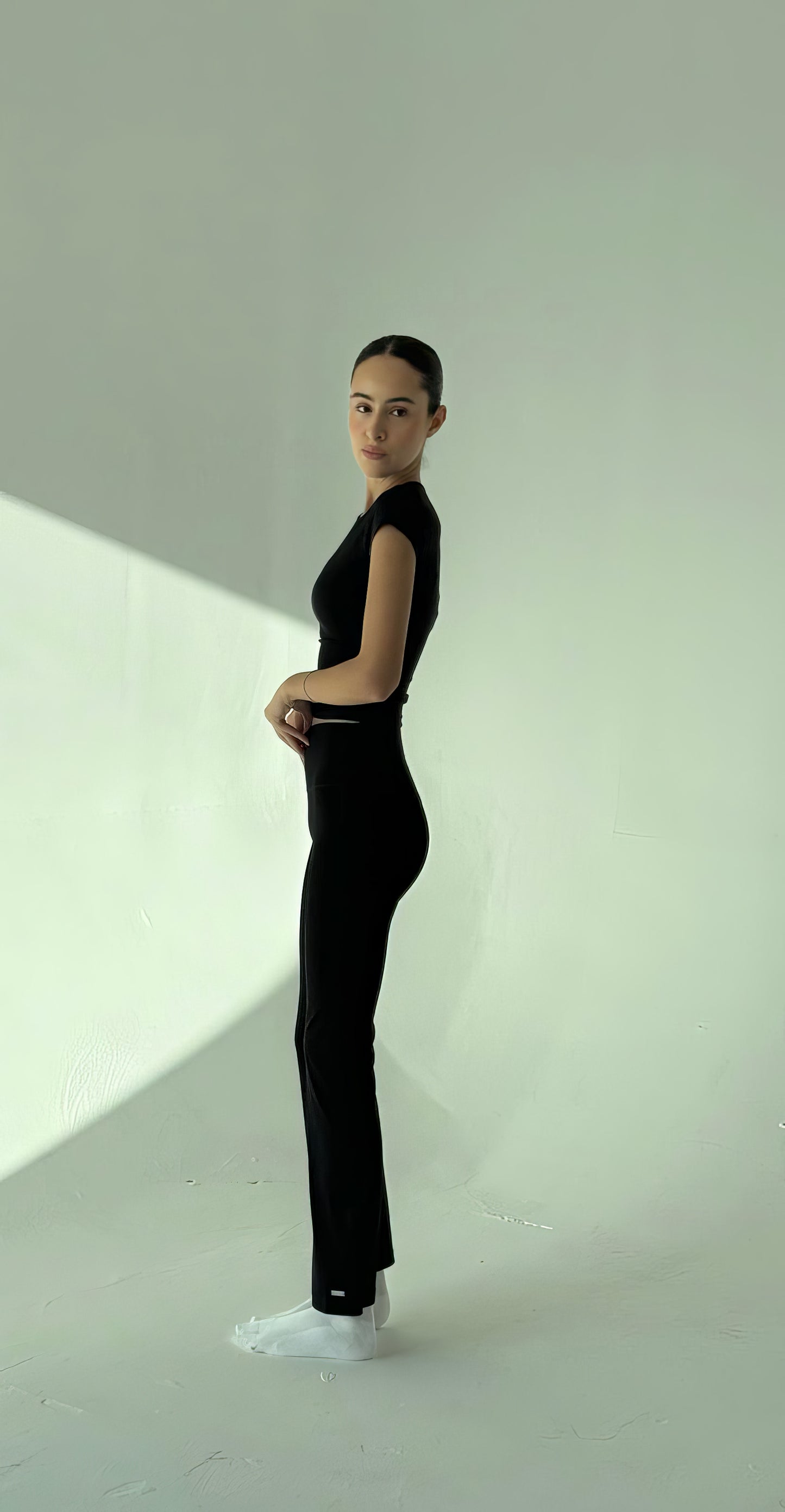 Black Flared Pants